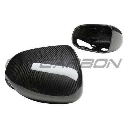 McLaren carbon fibre mirror close up weave