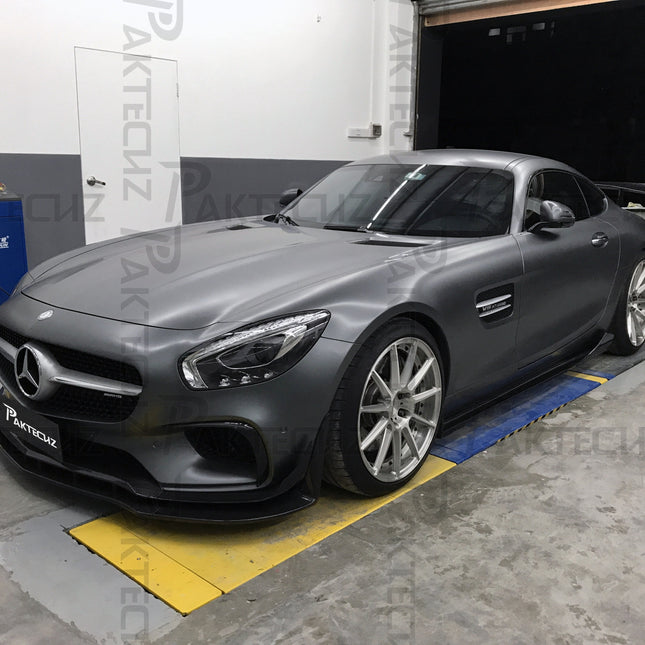 Paktechz Carbon Fiber Front Lip Ver.1 for Mercedes-AMG GT / GT S C190 2015-2017, image 7