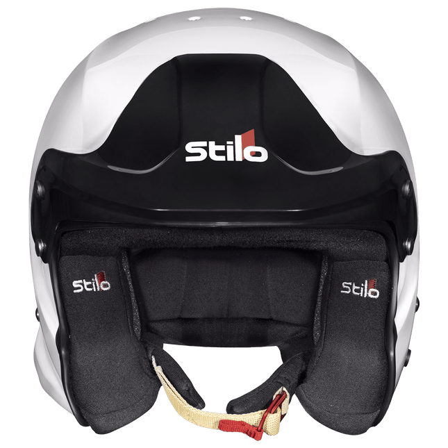 Stilo Venti Trophy Jet Composite Open Face Racing Helmet White (FIA 8859-2015, Snell SA2020) (AA0112AF2T-0101)