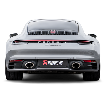 Akrapovic titanium tailpipes for Porsche 992 Carrera S-PO/TI/14
