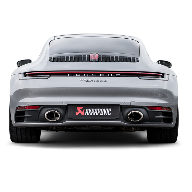 Akrapovic titanium tailpipes for Porsche 992 Carrera S-PO/TI/14