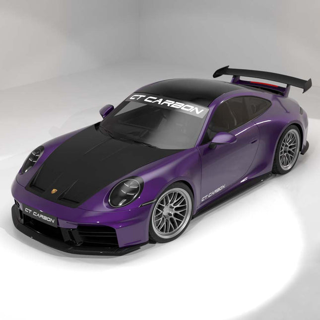 CT Carbon Porsche 992.2 Carrera Carbon Fibre Kit V1 front