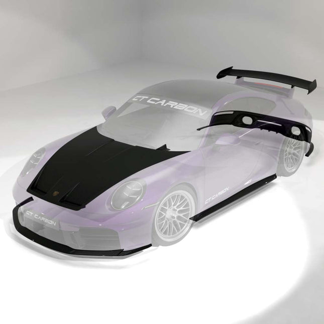 CT Carbon Porsche 992.2 Carrera Carbon Fibre Kit V1 rear diffuser
