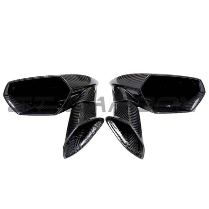 Lamborghini Huracan carbon mirror cover fitted