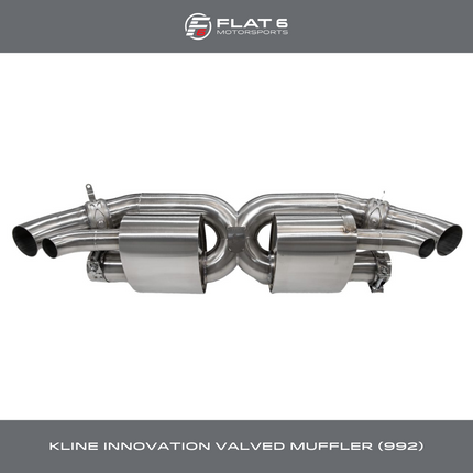 Kline Innovation Valvetronic Cat-Back Exhaust for Porsche 911 Carrera /S/4/4S/GTS 992 (992.1 & 992.2) 2019-2024