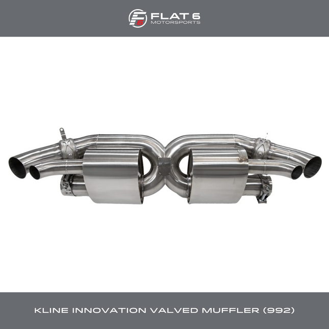 Kline Innovation Valvetronic Cat-Back Exhaust for Porsche 911 Carrera /S/4/4S/GTS 992 (992.1 & 992.2) 2019-2024