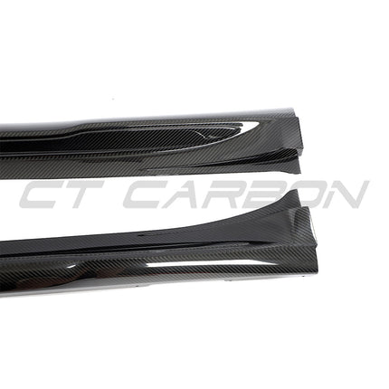 Porsche Taycan Carbon Fibre Side Skirts CT5483