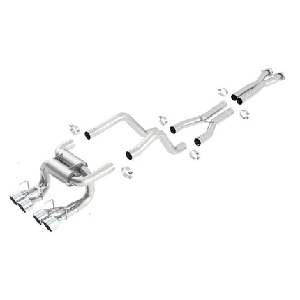 BORLA Cat-Back Exhaust for Chevrolet Corvette C6 Z06 / ZR1 7.0L 2006-2011 (140422)