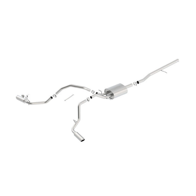 Borla 140544 Cat-Back Exhaust for Chevrolet Silverado 1500 GMC Sierra 5.3L V8 (2013+)