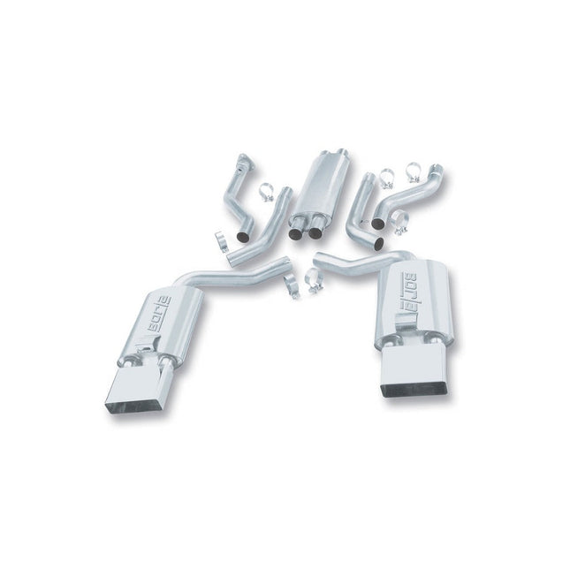 Borla 14385 S-Type Cat-Back Exhaust for Chevrolet Corvette C4 5.7 V8 (1992-1996)
