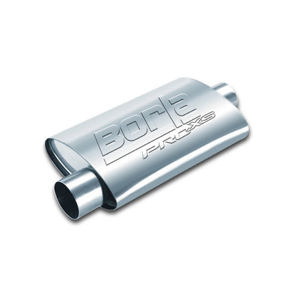 Borla ProXS Universal Muffler, Center/Offset Oval, 3 inch In/Out - 40359