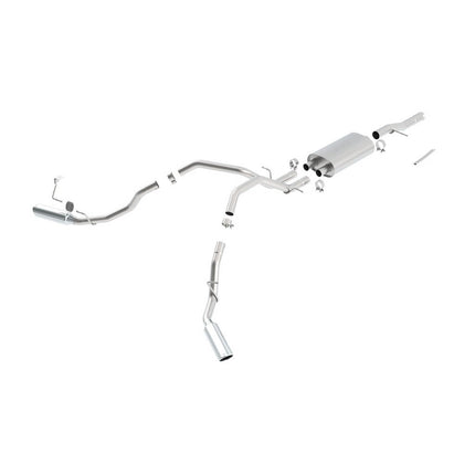 BORLA Touring Cat-Back Exhaust for Chevrolet Silverado / GMC Sierra 1500 5.3L 2009-2013 (140342)