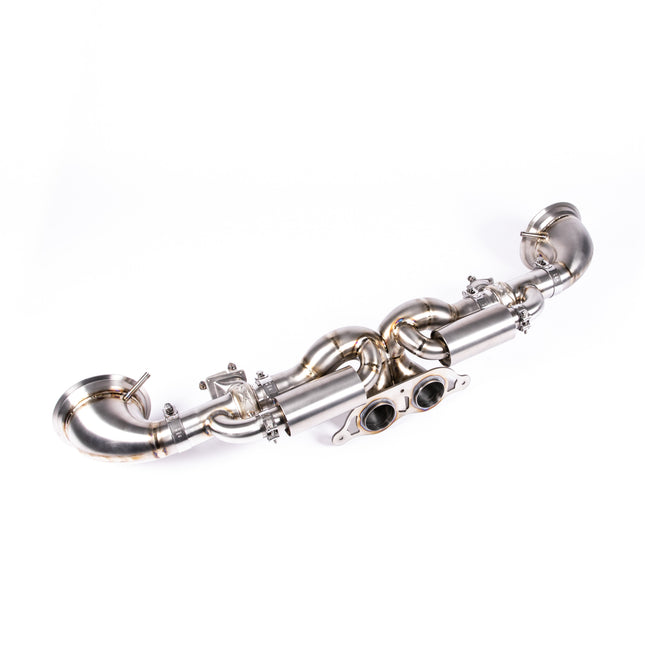 JCR Titanium Race Pipe Valved Wild Edition for Porsche 992 GT3 RS S/T
