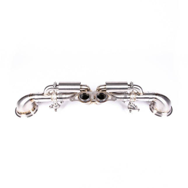 JCR Titanium Race Pipe Valved Wild Edition for Porsche 992 GT3 RS S/T
