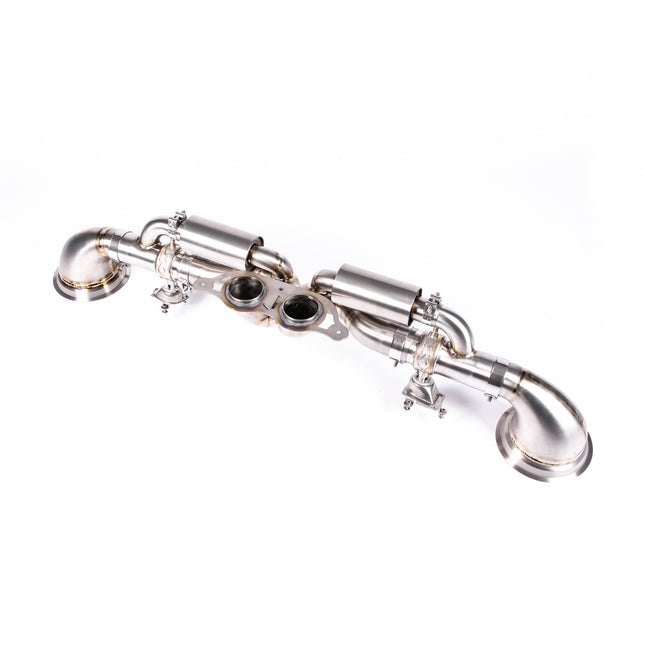 JCR Titanium Race Pipe Valved Wild Edition for Porsche 992 GT3 RS S/T