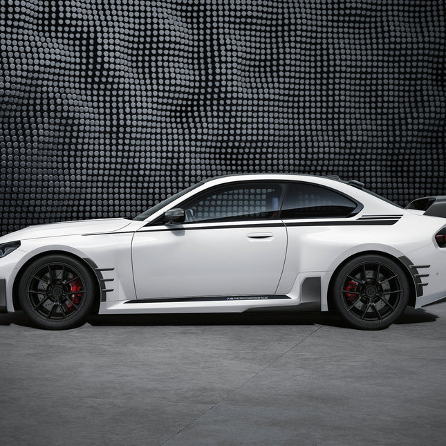 BMW M Performance G87 M2 Carbon Rocker Panel Winglet Set, view 2