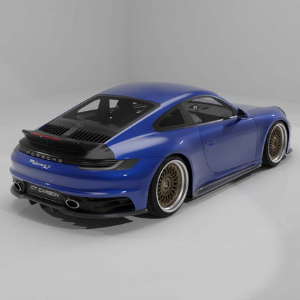 Porsche 911 992.1 992.2 Carrera Carbon Fibre Ducktail Spoiler Replacement V2 CT Design CT6077