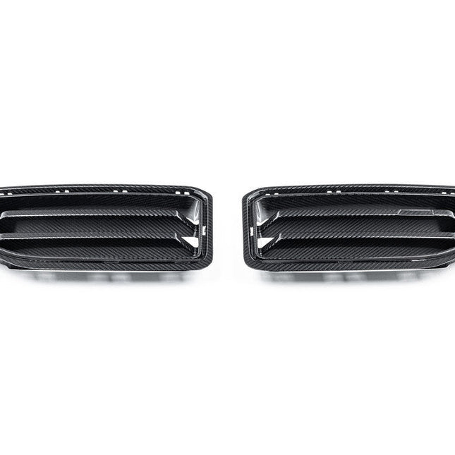 Indiv Carbon Front Grille Set detail