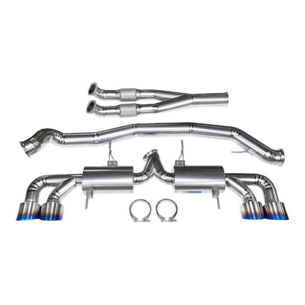 AMS Alpha Titanium Cat-Back Exhaust System 102mm for Nissan GT-R R35 (ALP.07.05.0007-1)