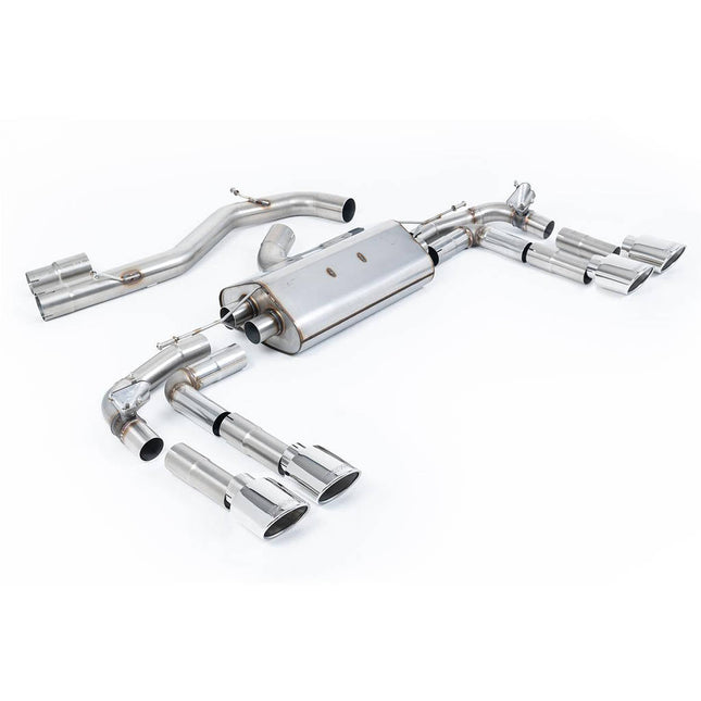 Milltek SSXAU938 Filter-Back Exhaust for Audi S3 8Y Saloon