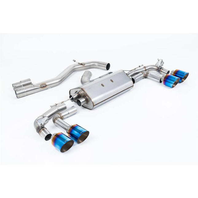 Milltek SSXAU921 Filter-Back Exhaust for Audi S3 Sportback (8Y) — Burnt Titanium