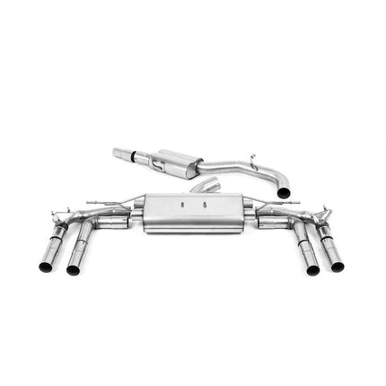 Milltek SSXAU925 Filter-Back Exhaust for Audi S3 Saloon 310PS (8Y)