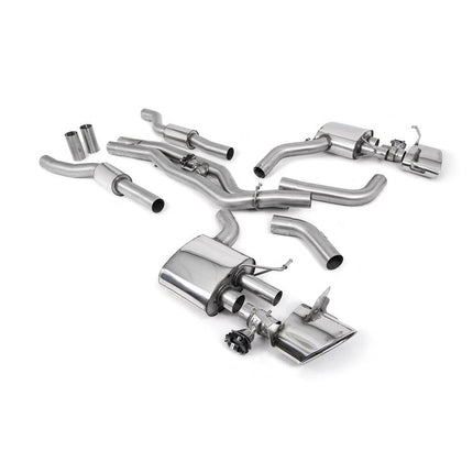 Milltek Sport Cat-Back Exhaust for Audi RS6 C8 4.0 V8 Bi-Turbo Non-OPF GPF 2020 to 2022 (SSXAU940)