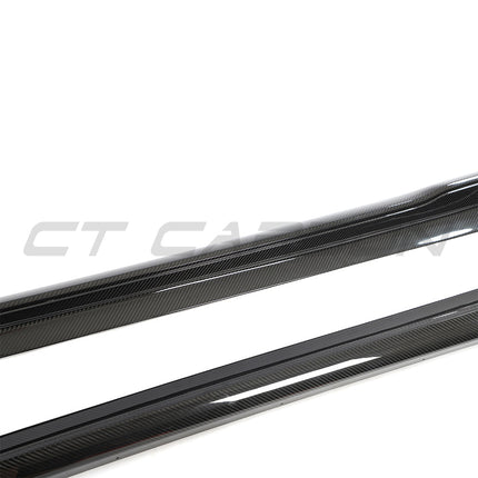 Porsche Taycan Carbon Fibre Side Skirts CT5483