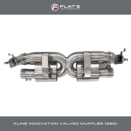 Kline Innovation Valvetronic Cat-Back Exhaust for Porsche 911 Carrera /S/4/4S/GTS 992 (992.1 & 992.2) 2019-2024