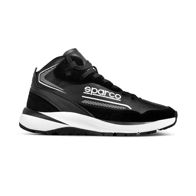 Sparco Fast Mechanic Shoes (FIA/SFI) - Black/White
