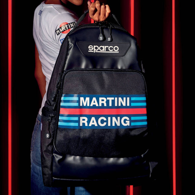 Sparco Superstage Martini Racing Backpack - Black