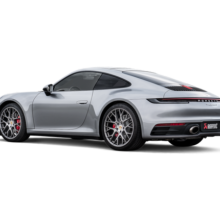 Akrapovic Slip-On exhaust detail for Porsche 911 992 Carrera