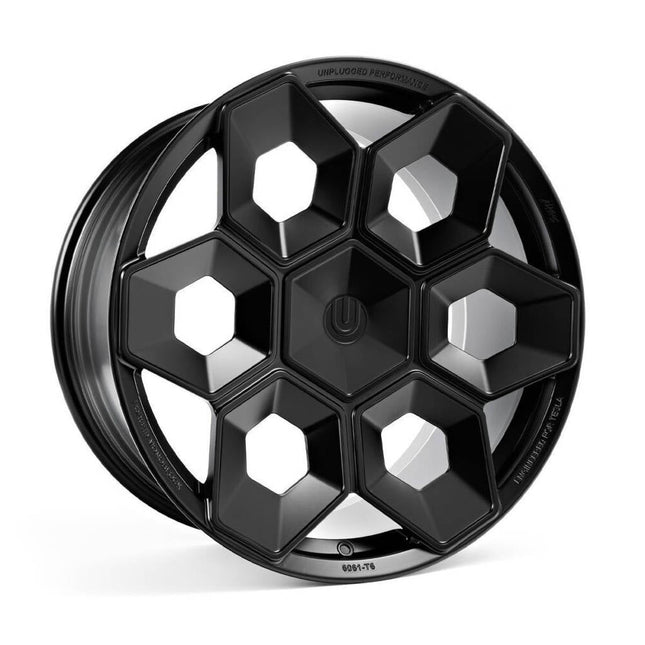 UNPLUGGED PERFORMANCE UP-CYBRHEX-DBL-014 Single Wheel UP CYBRHEX 21x10.5+35 - 5x114.3 / 5x120, Double Drilled, Satin Bro