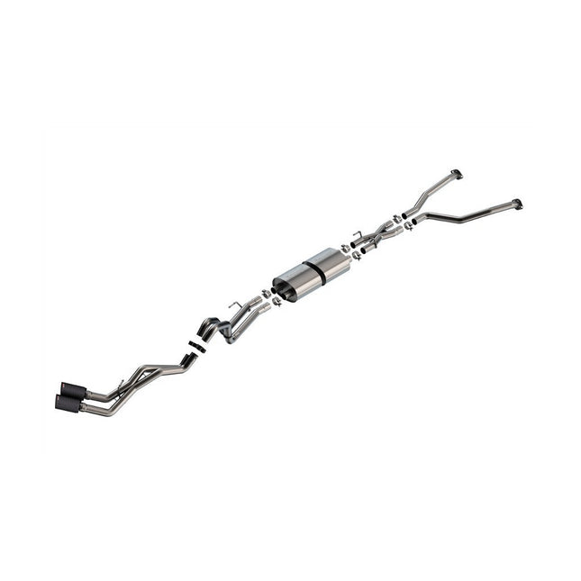 Borla 140939CFBA Cat-Back S-Type Exhaust with Carbon Fiber Tips for Toyota Tundra 3.4L V6 (2022-2024)
