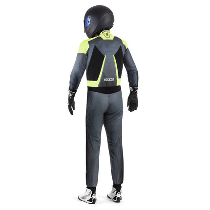Sparco Prime K Karting Suit - Black/Yellow