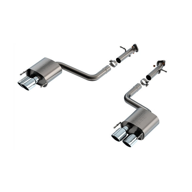 Borla S-Type Axle-Back Exhaust (Bright Chrome) for Lexus RC F & IS 500 - 11981