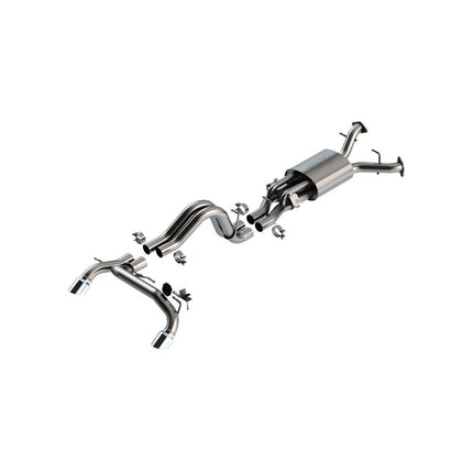 Borla 140934 ATAK Cat-Back Exhaust for Ford Bronco Raptor (2022+) Bright Chrome