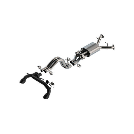 Borla 140934CB ATAK Cat-Back Exhaust for Ford Bronco Raptor (2022+) Black Chrome
