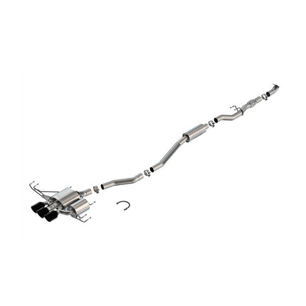 Borla 140927CB ATAK Cat-Back Exhaust for Honda Civic Type R FL5 (2023-2025) Black Ceramic