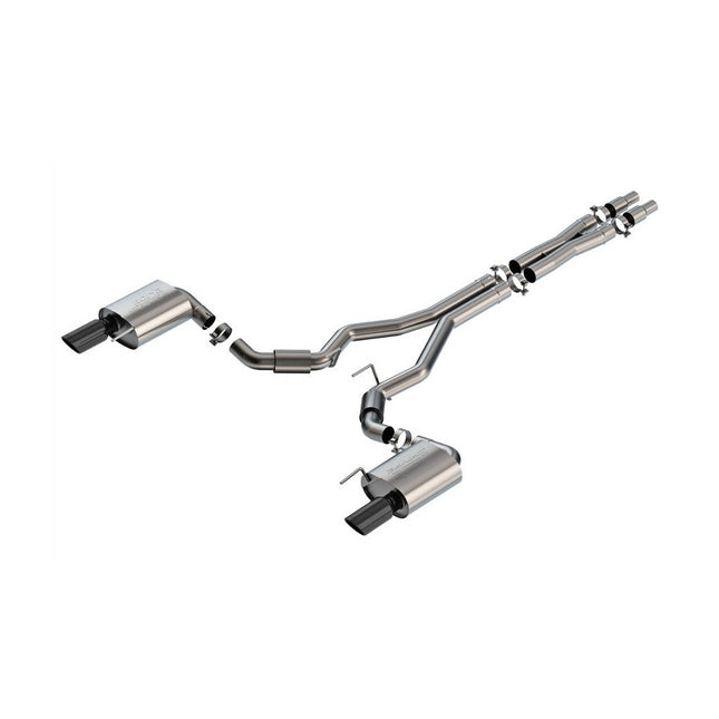 Borla 140960BC S-Type Cat-Back Exhaust for Ford Mustang GT 5.0L V8 (2024-2026)