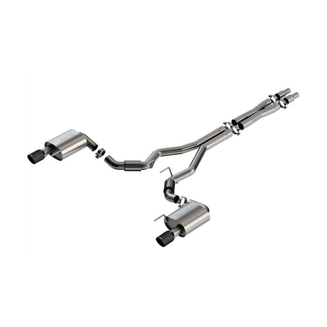 Borla 140960CFBA S-Type Cat-Back Exhaust with Carbon Fibre Tips for Ford Mustang GT (2024+)