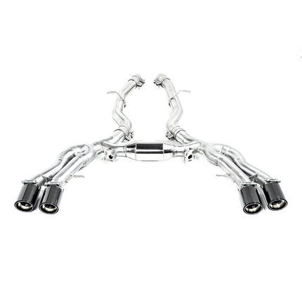 Eisenmann B3344.20904.CS Race Rear Muffler 4x90mm (Chrome/Carbon) for BMW X3M (F97)