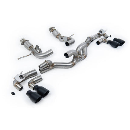 Milltek SSXCH002 Cat-Back Exhaust for Chevrolet Corvette C8 Stingray 6.2L (Cerakote Black)