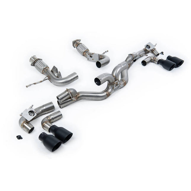 Milltek SSXCH002 Cat-Back Exhaust for Chevrolet Corvette C8 Stingray 6.2L (Cerakote Black)