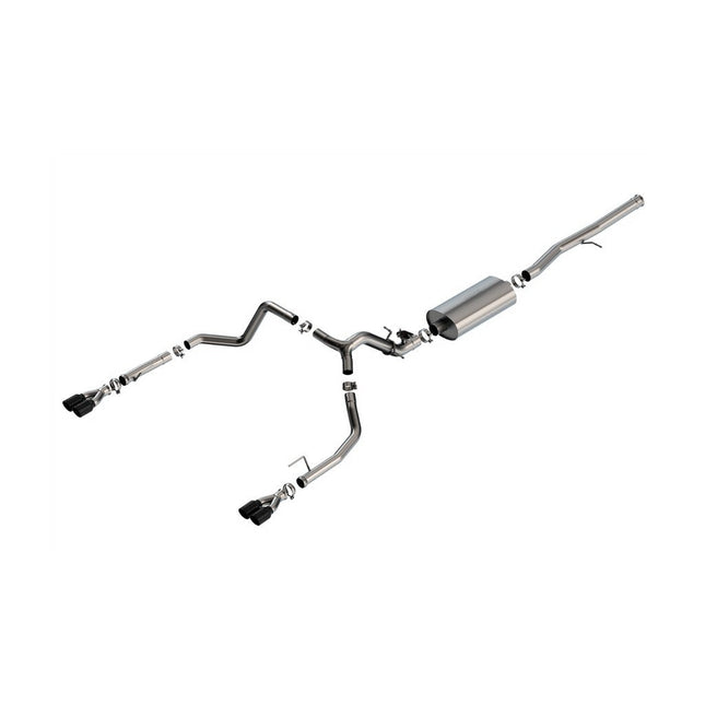Borla 140991BC Touring Cat-Back Exhaust for Chevrolet Silverado 1500 / GMC Sierra 1500 (2024+)