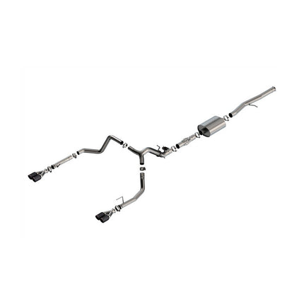 Borla 140997CFBA Cat-Back ATAK Exhaust with Carbon Fiber Tips for Chevrolet Silverado 1500 / GMC Sierra 1500 (2024)