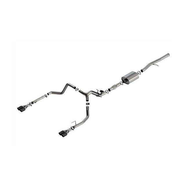 Borla 140997CFBA Cat-Back ATAK Exhaust with Carbon Fiber Tips for Chevrolet Silverado 1500 / GMC Sierra 1500 (2024)