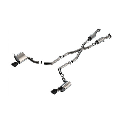 Borla 140632CB S-Type Cat-Back Exhaust for Jeep Grand Cherokee SRT 6.4L V8 (2015-2021)