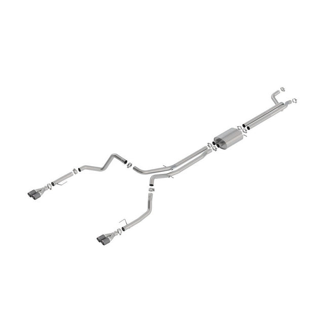 Borla 140779CF S-Type Cat-Back Exhaust for Chevrolet Silverado / GMC Sierra 1500 6.2L V8