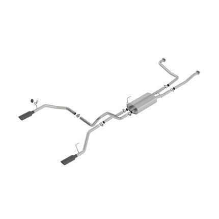 Borla 140796BC S-Type Cat-Back Exhaust for Nissan Titan 5.6L V8 (2016-2024)